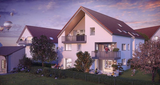 Achat / Vente immobilier neuf Holtzheim appartements et maisons en plein cœur du village (67810) - Réf. 8293