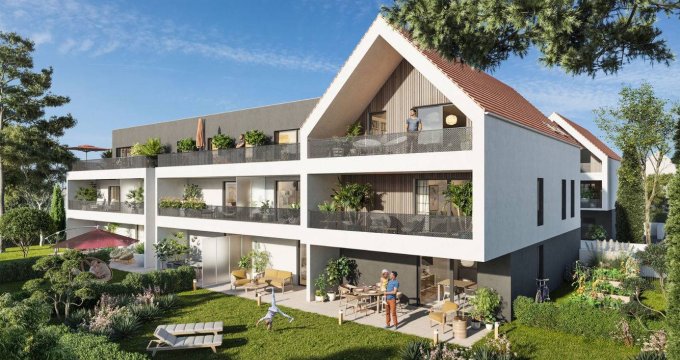 Achat / Vente immobilier neuf Oberschaeffolsheim à 8 km de Strasbourg (67203) - Réf. 8428