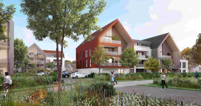 Achat / Vente immobilier neuf Vendenheim proche Shopping Promenade le long du canal (67550) - Réf. 12385