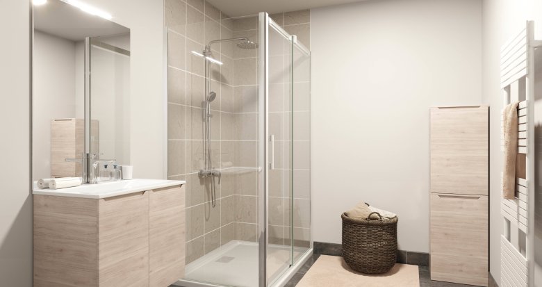 Achat / Vente immobilier neuf Bischheim quartier paisible à 3 min à vélo de la gare (67800) - Réf. 12326