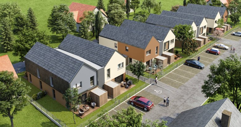 Achat / Vente immobilier neuf Bischwihr au cœur du village à 10 min de Colmar (68320) - Réf. 6474