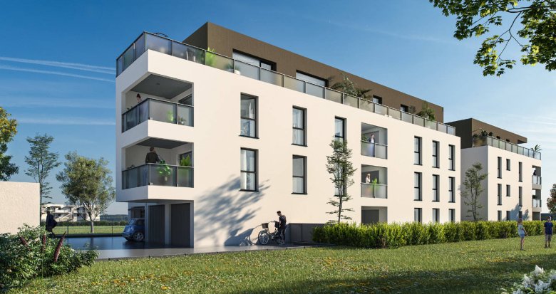 Achat / Vente immobilier neuf Blotzheim à deux pas de St Louis et de Bâle (68730) - Réf. 6419