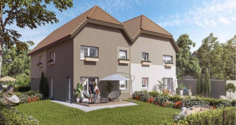Achat / Vente immobilier neuf Bollwiller à 15 min de Mulhouse (68540) - Réf. 4824