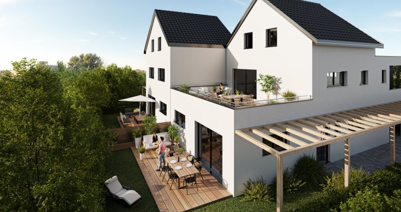 Achat / Vente immobilier neuf Dachstein cadre calme avec vue sur champ verdoyant (67120) - Réf. 8569