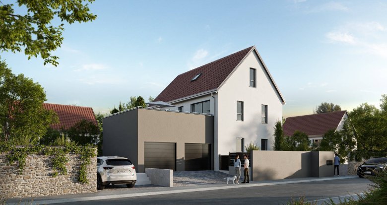 Achat / Vente immobilier neuf Dossenheim-Kochersberg village prisée proche Strasbourg (67117) - Réf. 8434