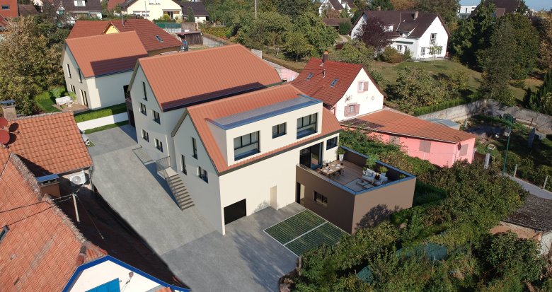Achat / Vente immobilier neuf Durningen entre ville et campagne proche mairie (67270) - Réf. 11707