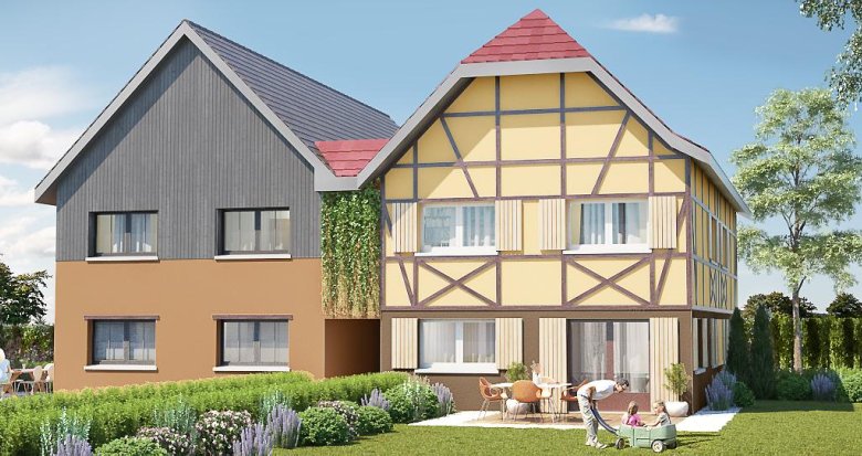 Achat / Vente immobilier neuf Ebersmunster proche de Sélestat (67600) - Réf. 2885