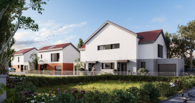 Achat / Vente immobilier neuf Eckbolsheim maisons neuves quartier résidentiel (67201) - Réf. 8192