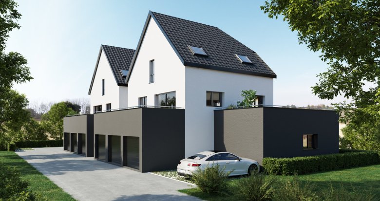 Achat / Vente immobilier neuf Ernolsheim-Bruche à deux pas de la gare SNCF (67120) - Réf. 12634