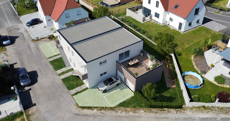 Achat / Vente immobilier neuf Eschbach cadre résidentiel à 15 min en voiture d’Haguenau (67360) - Réf. 13893