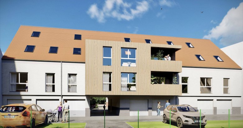 Achat / Vente immobilier neuf Handschuheim à moins de 20 min de Strasbourg (67117) - Réf. 7416