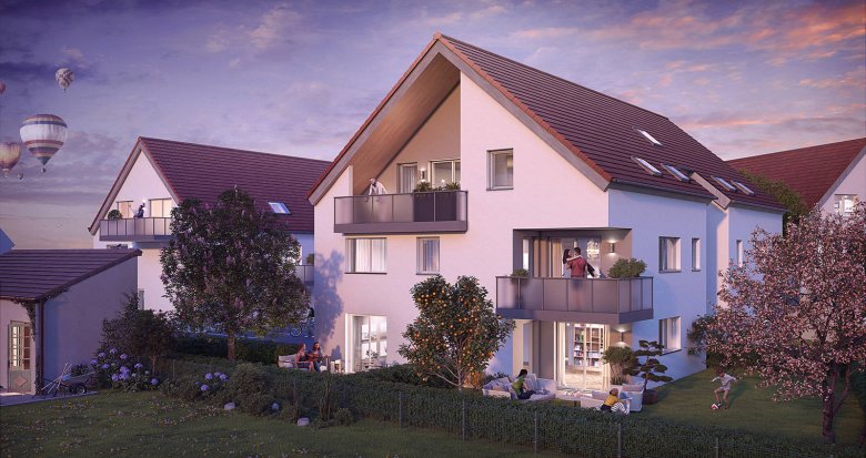 Achat / Vente immobilier neuf Holtzheim appartements et maisons en plein cœur du village (67810) - Réf. 8293