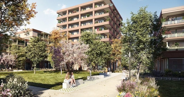 Achat / Vente immobilier neuf Huningue au pied du parc des Eaux Vives (68330) - Réf. 8257