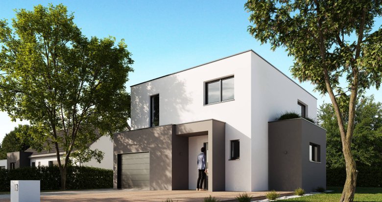 Achat / Vente immobilier neuf Marckolsheim secteur pavillonnaire aux bords de l’Ancien Canal (67390) - Réf. 8407