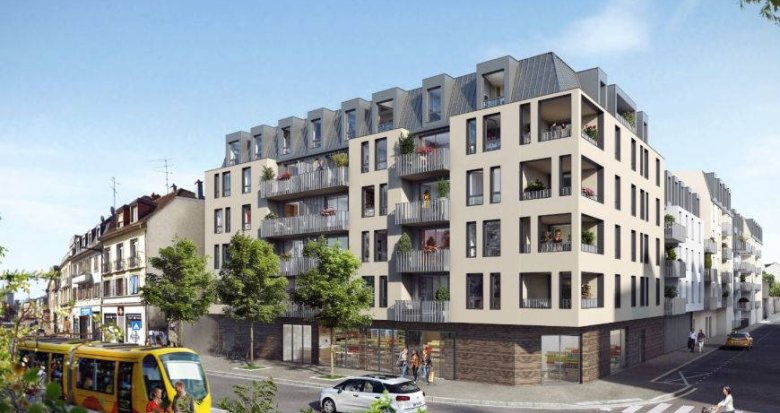 Achat / Vente immobilier neuf Mulhouse proche tramway Cité Administrative (68100) - Réf. 6891