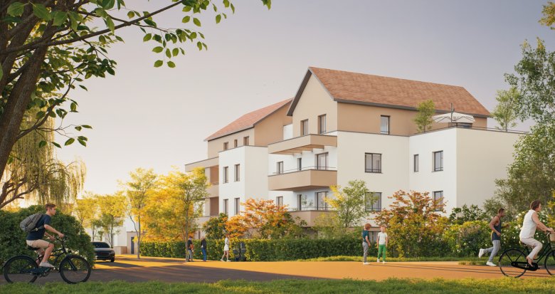Achat / Vente immobilier neuf Ostwald environnement paisible à 10 min en voiture de Strasbourg (67540) - Réf. 13526