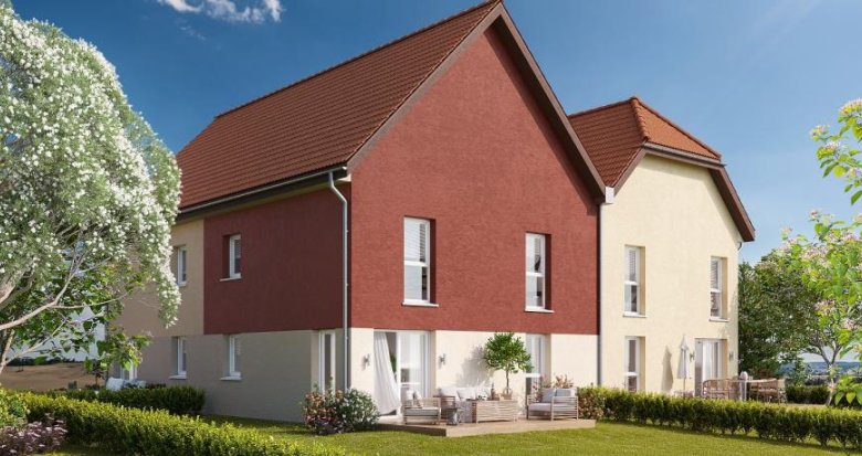 Achat / Vente immobilier neuf Rouffach quartier verdoyant entre Colmar et Mulhouse (68250) - Réf. 7991