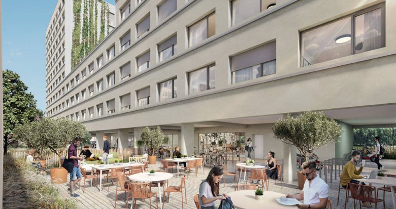 Achat / Vente immobilier neuf Schiltigheim résidence étudiante à 12 min à vélo de Strasbourg (67000) - Réf. 12091