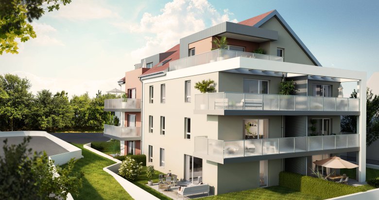 Achat / Vente immobilier neuf Sierentz adossée aux collines du Sundgau (68510) - Réf. 6640