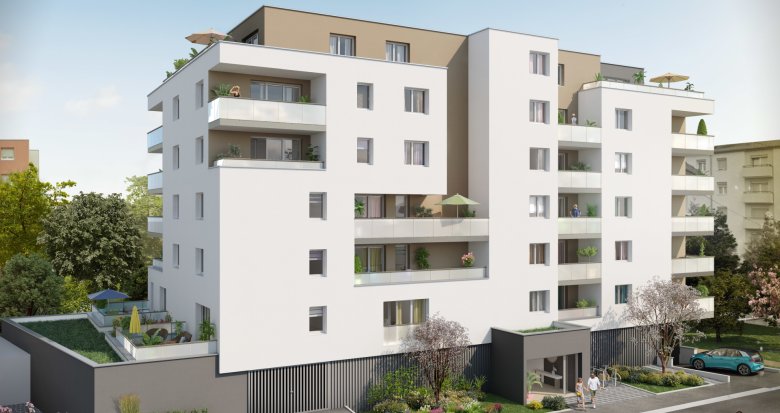 Achat / Vente immobilier neuf Strasbourg au coeur du quartier de l'Ill (67000) - Réf. 6402