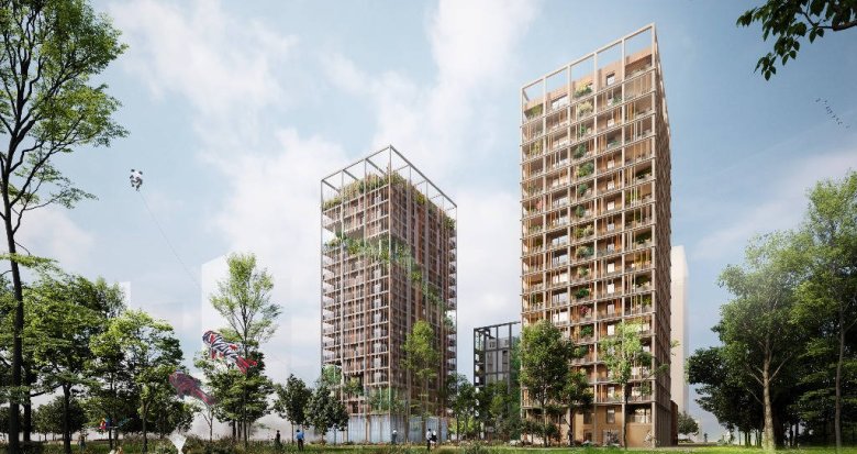 Achat / Vente immobilier neuf Strasbourg quartier Archipel au Wacken entre ville et nature (67000) - Réf. 9409