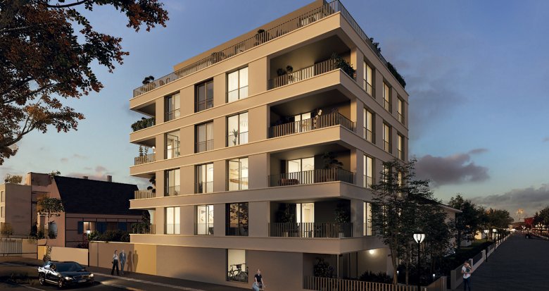 Achat / Vente immobilier neuf Strasbourg secteur Rive Etoile face aux tramway D et E (67000) - Réf. 13572