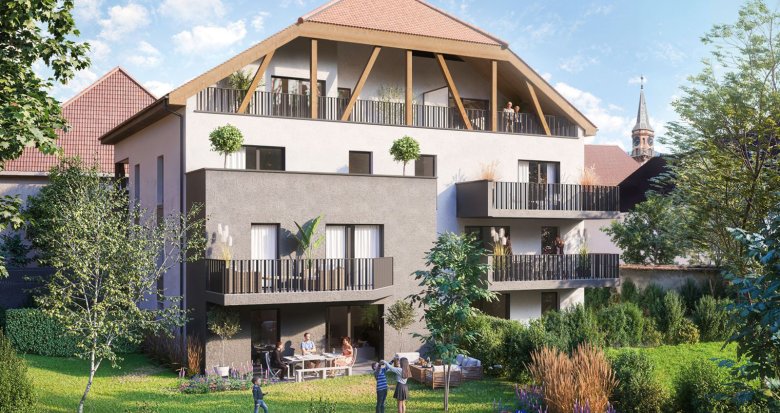 Achat / Vente immobilier neuf Wintzenheim cœur du village à 12 min en voiture de Colmar (68920) - Réf. 13331