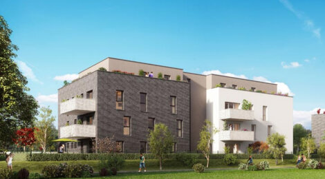 Programme immobilier neuf LA CLE DES CHAMPS - Achenheim : Appartements T2–T5 avec espaces extérieurs près de Strasbourg (67204) - Référence : 1750