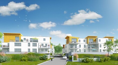 Programme immobilier neuf LES JARDINS DE L'ILL - Altkirch : Résidence T2–T4 avec luminosité optimale et garages sécurisés proche des commerces (68130) - Référence : 1257