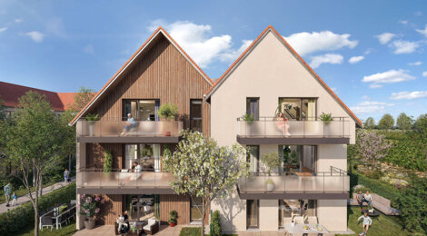 Programme immobilier neuf Le Clos des Vignes - Barr résidence intimiste proche centre-ville et gare (67140) - Référence : 15899