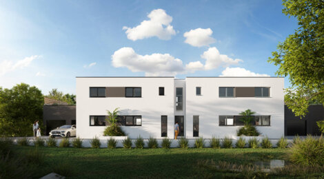 Programme immobilier neuf Les DUOS des POTIERS - Betschdorf : logements neufs innovants et confortables près du bourg (67660) - Référence : 7337