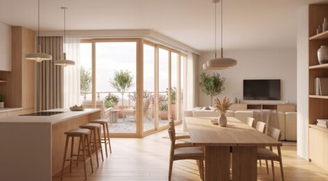 Programme immobilier neuf Aeria - Bischheim appartements avec extérieurs proches de Strasbourg (67800) - Référence : 18016