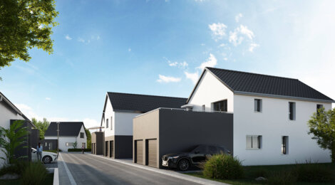 Programme immobilier neuf L'ORIZZONTE - Bischwiller : Résidence T3–T4 avec cadre résidentiel et confort optimisé proche des commodités (67240) - Référence : 7100
