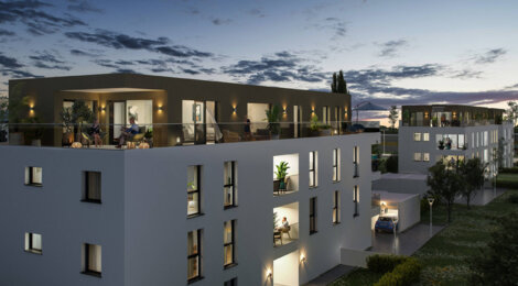 Programme immobilier neuf PALMATA - Blotzheim : Résidence T3–T6 avec cadre artistique et confort optimisé proche des commodités (68730) - Référence : 6419