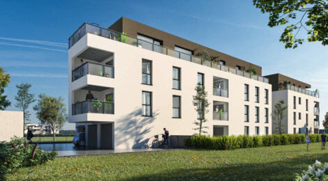 Programme immobilier neuf PALMATA - Blotzheim : Résidence T3–T6 avec cadre artistique et confort optimisé proche des commodités (68730) - Référence : 6419