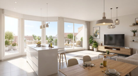 Programme immobilier neuf VILLA ARBORA - Bruebach logements avec extérieur près des pôles alsaciens (68440) - Référence : 17453
