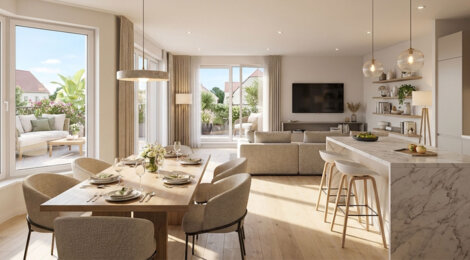 Programme immobilier neuf L'OREE DU NEULAND - Brunstatt-Didenheim adresse neuve près de Bâle (68000) - Référence : 17312