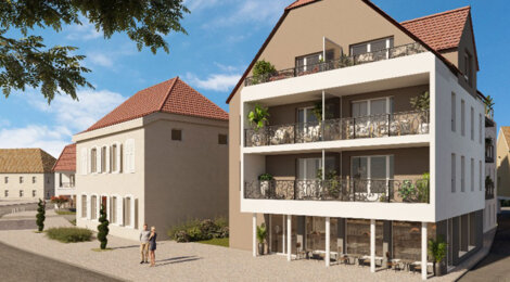 Programme immobilier neuf L'OREE DU NEULAND - Brunstatt-Didenheim adresse neuve près de Bâle (68000) - Référence : 17312