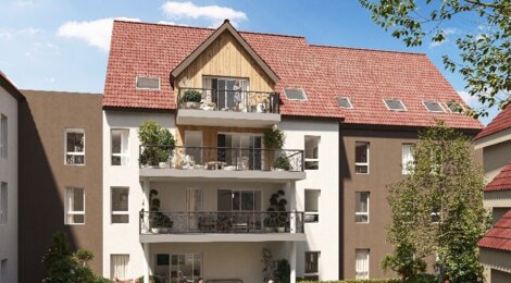 Programme immobilier neuf CLOS SAINT GEORGES - Brunstatt-Didenheim confort moderne à 12 minutes de Mulhouse (68350) - Référence : 18155