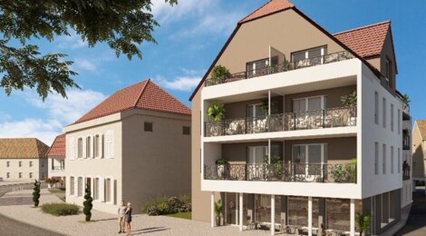 Programme immobilier neuf CLOS SAINT GEORGES - Brunstatt-Didenheim confort moderne à 12 minutes de Mulhouse (68350) - Référence : 18155