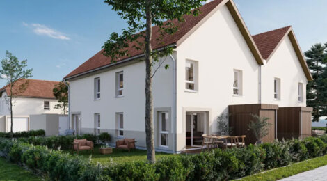 Programme immobilier neuf LES carrés darian - Dachstein duplex avec jardin à 26 min de Strasbourg (67120) - Référence : 18396
