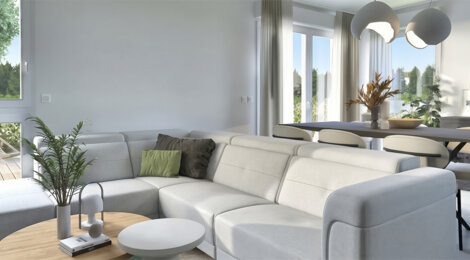 Programme immobilier neuf LES carrés darian - Dachstein duplex avec jardin à 26 min de Strasbourg (67120) - Référence : 18396