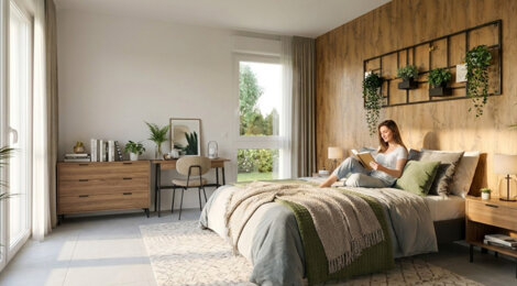 Programme immobilier neuf LES carrés darian - Dachstein duplex avec jardin à 26 min de Strasbourg (67120) - Référence : 18396