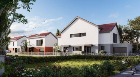 Programme immobilier neuf LE CLOS DES CHAMPS - Eckbolsheim : logements neufs sécurisés et verdoyants proche des commodités (67201) - Référence : 8192