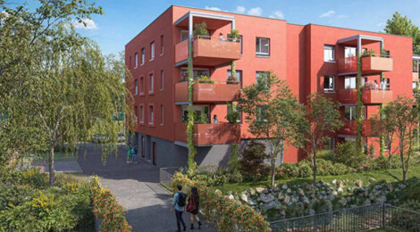 Programme immobilier neuf Le Moulin d'Erno - Ernolsheim-Bruche à proximité du canal de Bruche (67120) - Référence : 15956