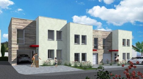 Programme immobilier neuf Le Hameau - Folschviller : Maisons T4–T5 avec jardins privatifs et garages en proximité des services (57730) - Référence : 19
