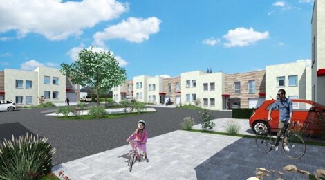 Programme immobilier neuf Le Hameau - Folschviller : Maisons T4–T5 avec jardins privatifs et garages en proximité des services (57730) - Référence : 19
