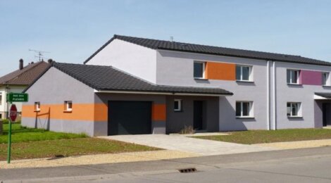 Programme immobilier neuf  - Freistroff : Maisons T3–T5 avec jardins, garages et normes BBC près du centre (57320) - Référence : 23