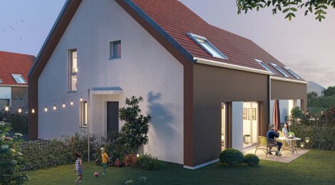 Programme immobilier neuf Les Jardins d'Ostara - Haguenau : logements neufs sécurisés et verdoyants proche des commodités (67500) - Référence : 18036