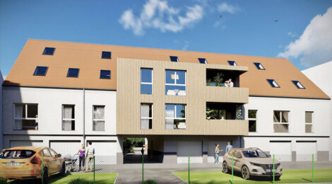 Programme immobilier neuf Villa AUGUSTA - Handschuheim : logements neufs lumineux et spacieux proche de Strasbourg (67117) - Référence : 7416